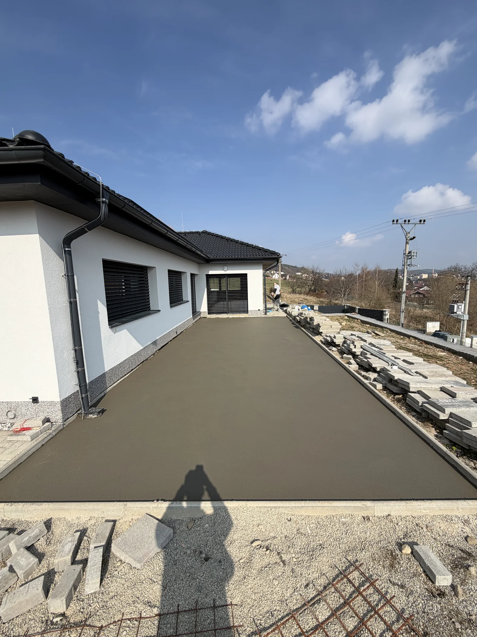 Strojně hlazený betonový potěr – realizace ZD Podlahy
